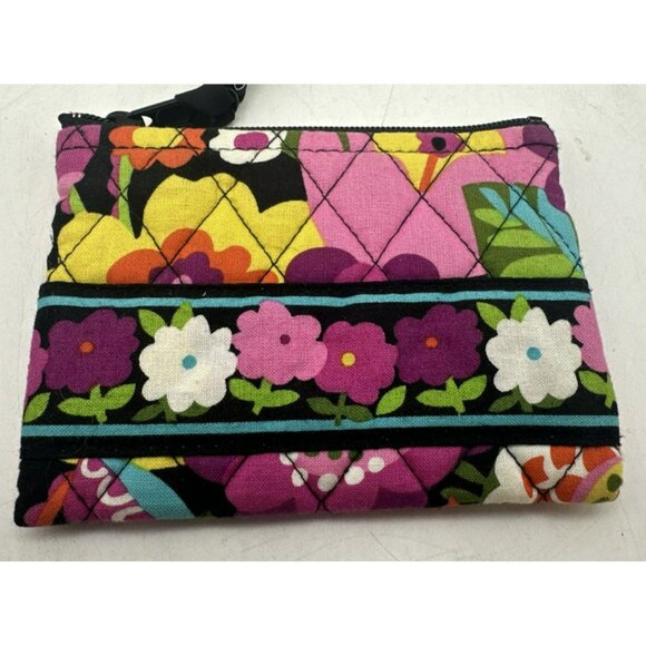 Vera Bradley Quilted Wallet Coin and Wallet Paisley Floral Purse - Picture 8 of 12
